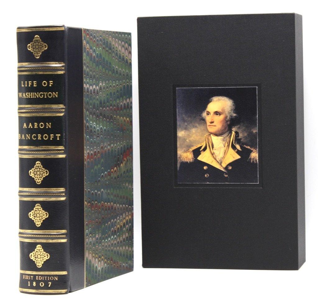 Paper Essay on the Life of George Washington by Aaron Bancroft, First Edition, 1807