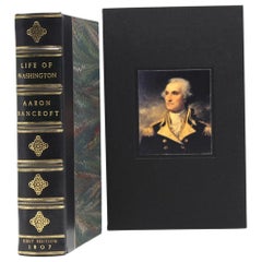 Antique Essay on the Life of George Washington by Aaron Bancroft, First Edition, 1807