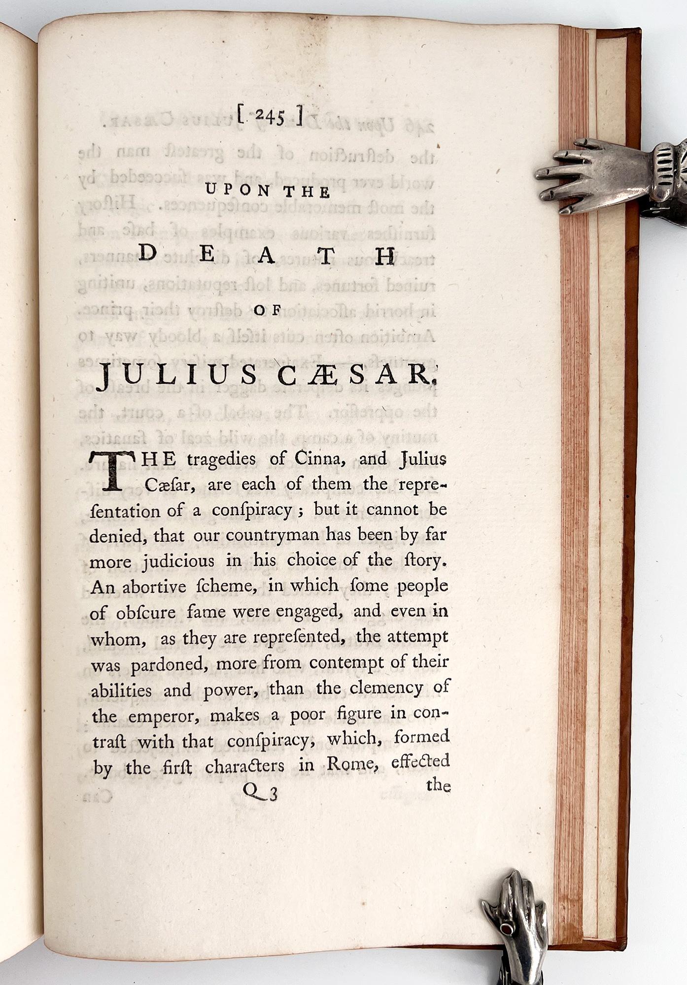 18th Century An Essay on the Writings and Genius of Shakespeare by Montagu, Mrs. (Elizabeth) For Sale
