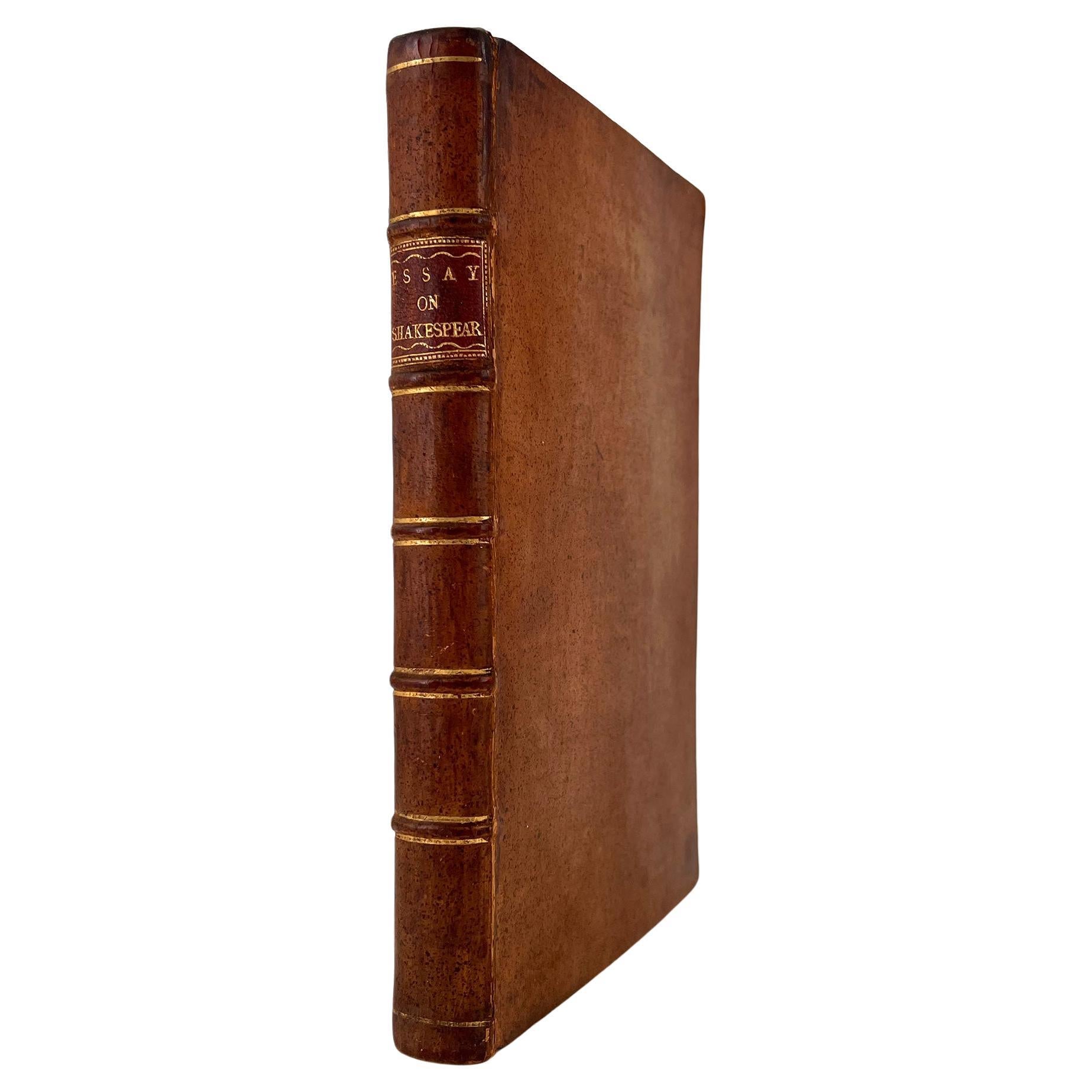 An Essay on the Writings and Genius of Shakespeare by Montagu, Mrs. (Elizabeth) For Sale