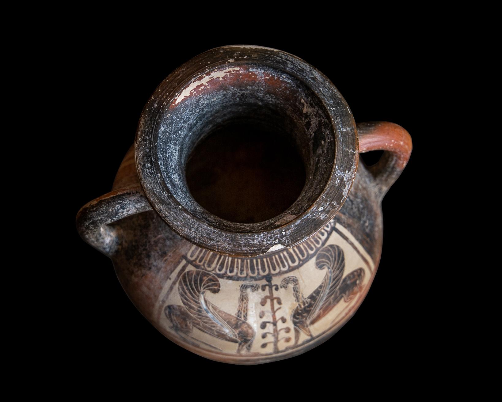 Classical Greek Etrusco-Corinthian amphora, Italy, End of the 7th Century BC