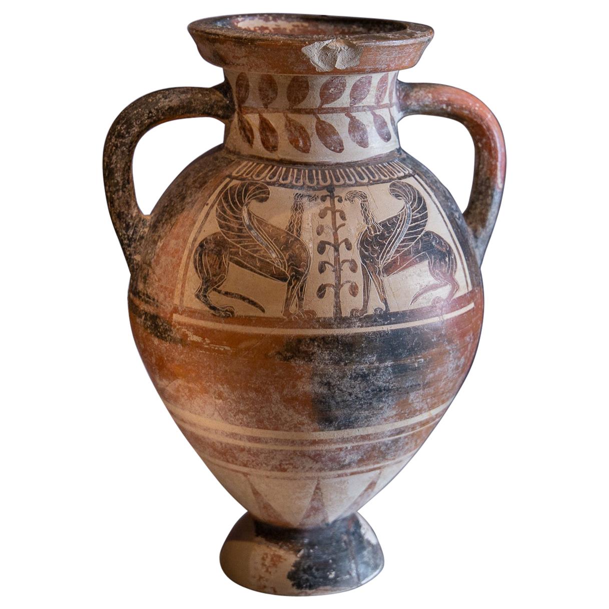 Etrusco-Corinthian amphora, Italy, End of the 7th Century BC