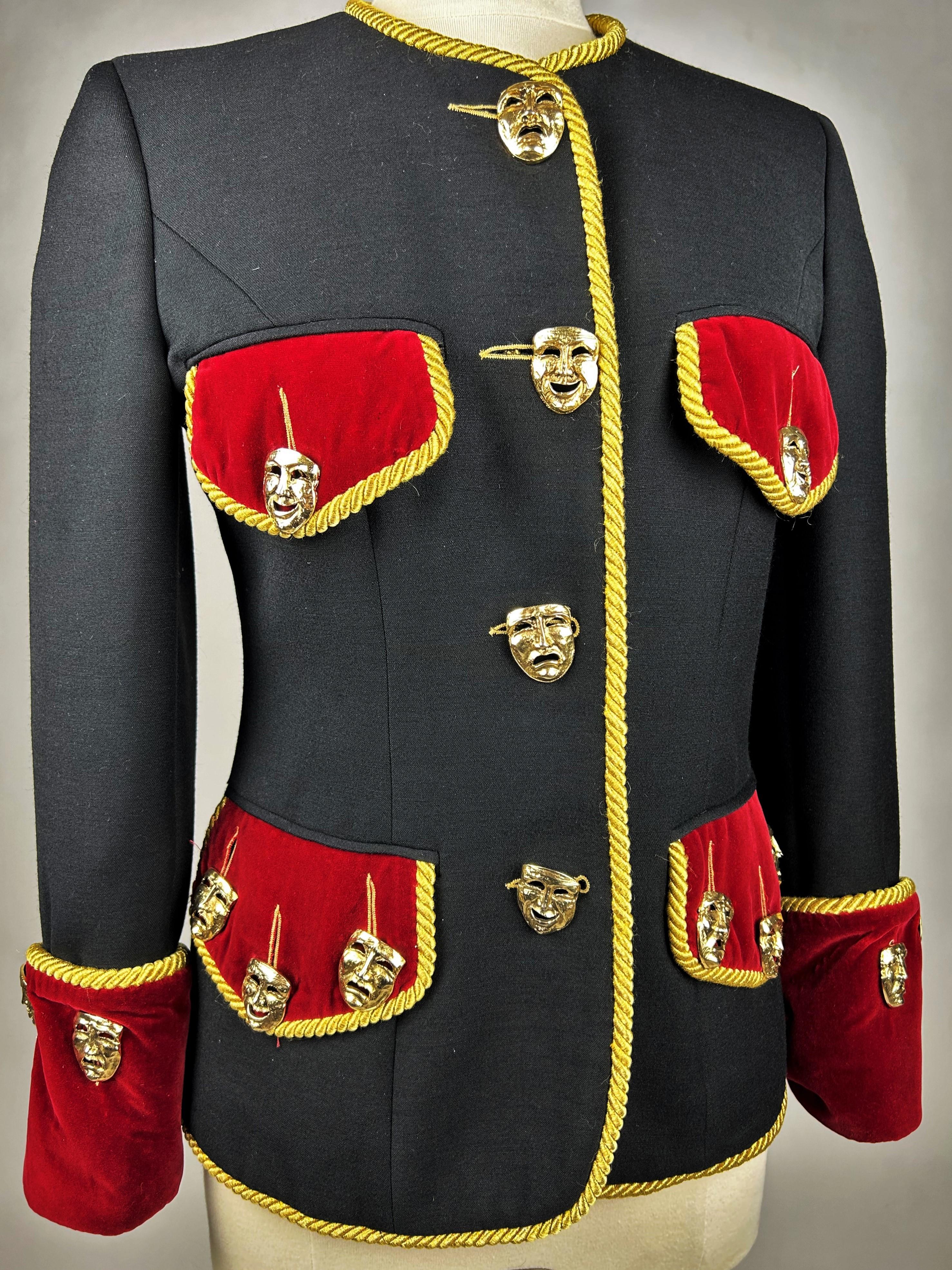 An Evening Jacket by Franco Moschino Couture Circa 1990 For Sale 5