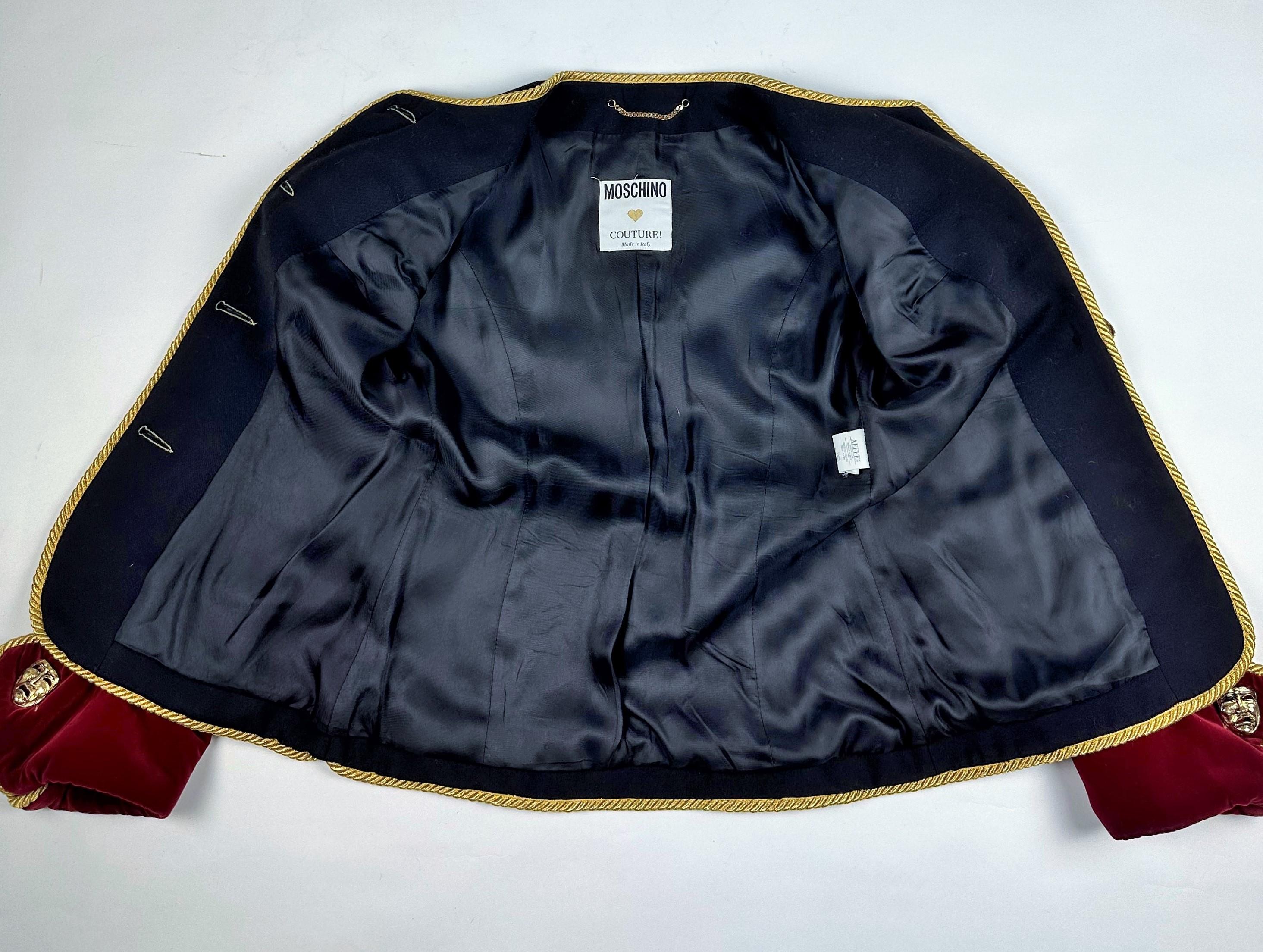 Une veste de soirée de Franco Moschino Couture Circa 1990 Bon état - En vente à Toulon, FR