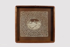 An example of Scherenschitte, “scissor cuts”. Italy, circa 1870.