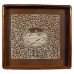 An example of Scherenschitte, “scissor cuts”. Italy, circa 1870.