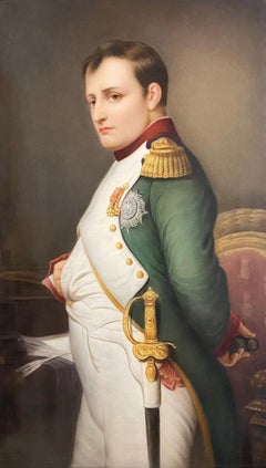 Excellent Late 19th Century K.P.M. Portrait Plaque of Napoleon Signed Wagner