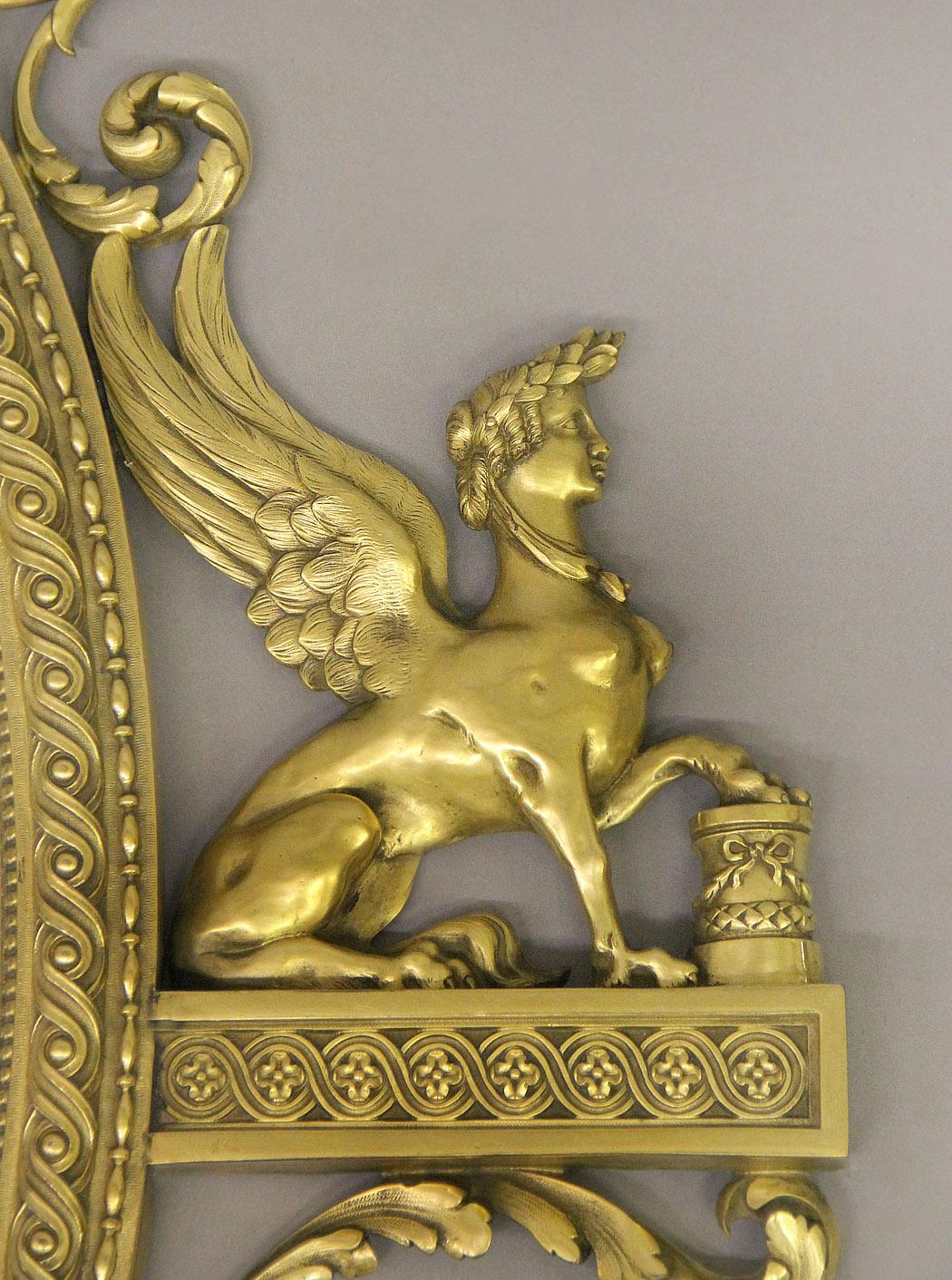 Américain Miroir en bronze doré d'excellente qualité du début du 20e siècle par Caldwell en vente