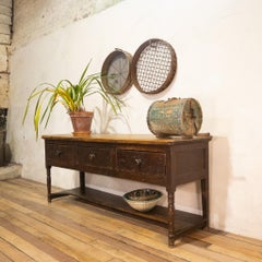 Base per cassettone dipinta del West Country del XVIII secolo