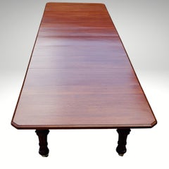 Exceptional 19th Century Oak Country House / Castle Dining Table by Strahan