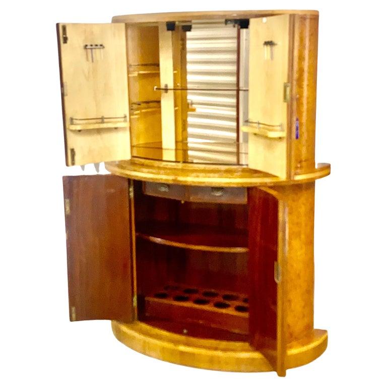 art deco bar cabinet