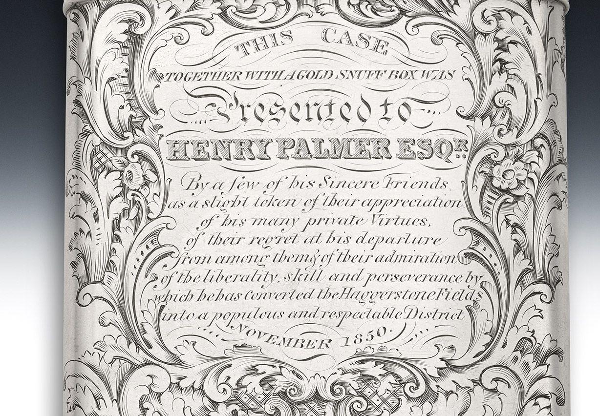 Anglais Exceptionnel coffret en forme de racine fabriqué à Londres par Rawlings & Summers, 1849 en vente