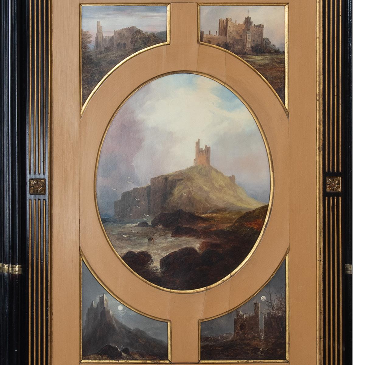 An exceptional documented folding screen by T. Robertson and Sons of Alnwick im Angebot 3