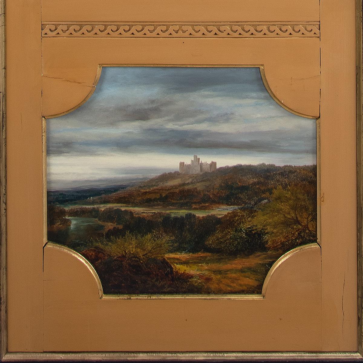 An exceptional documented folding screen by T. Robertson and Sons of Alnwick (Vergoldetes Holz) im Angebot