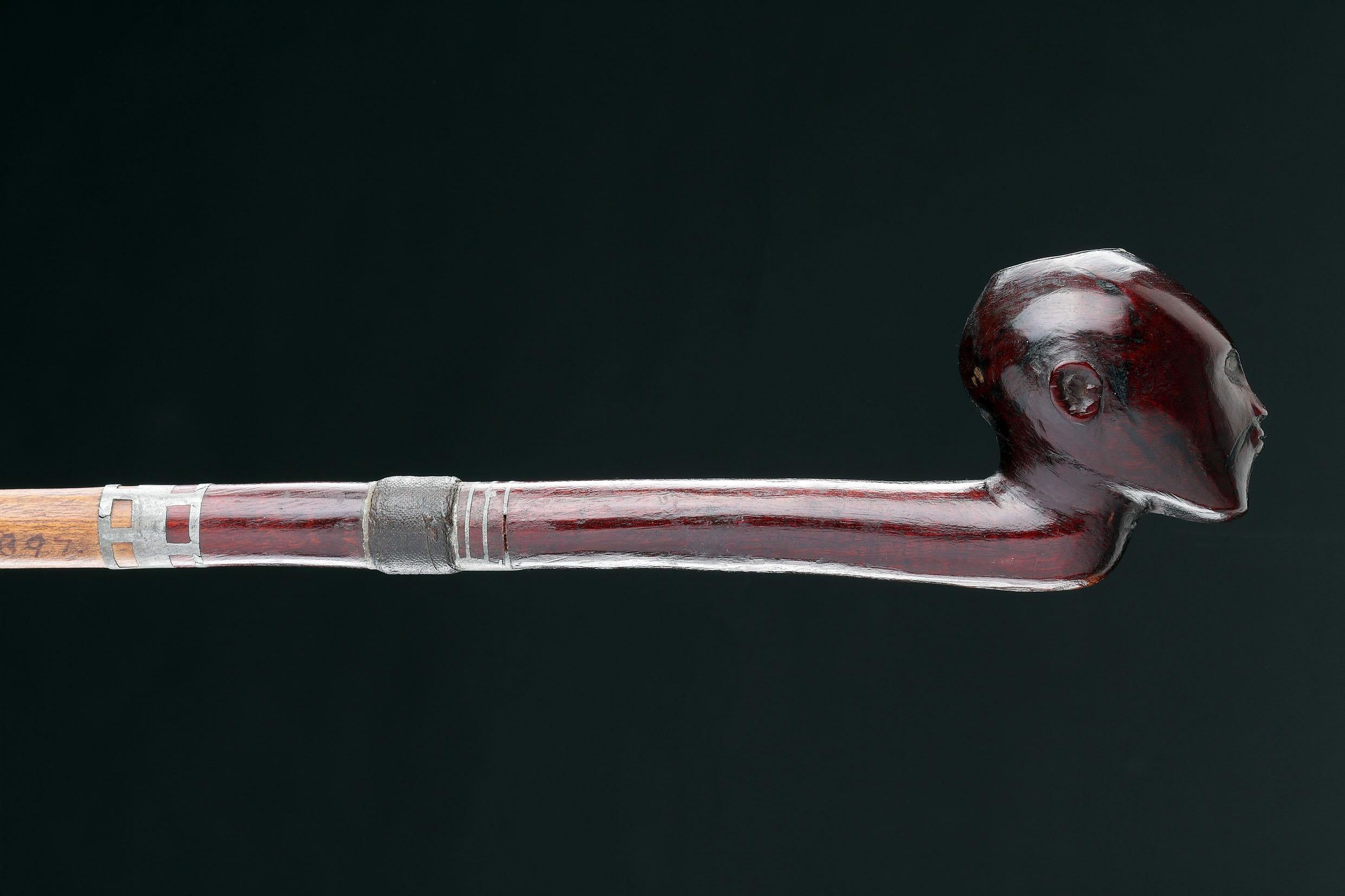 Exceptionnelle pipe nguni du Cap-Oriental (bol et tuyau) en vente 5