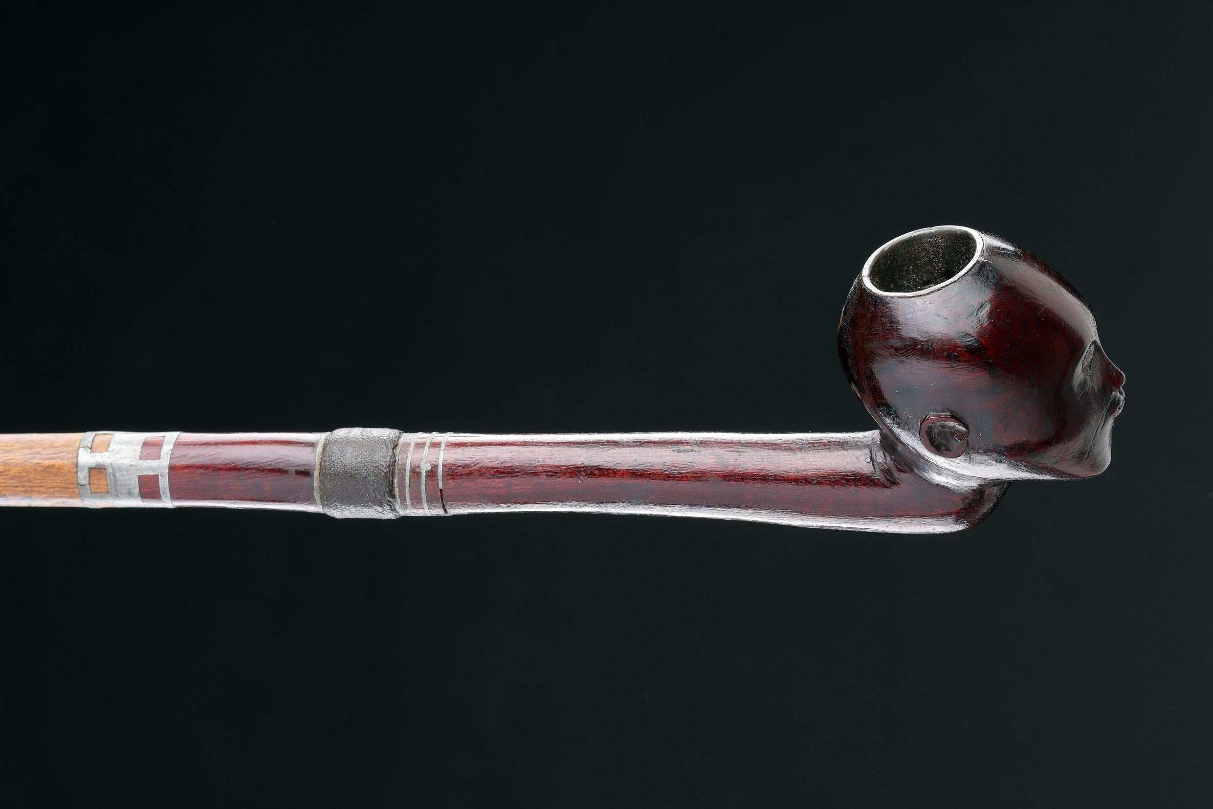 Exceptionnelle pipe nguni du Cap-Oriental (bol et tuyau) en vente 2