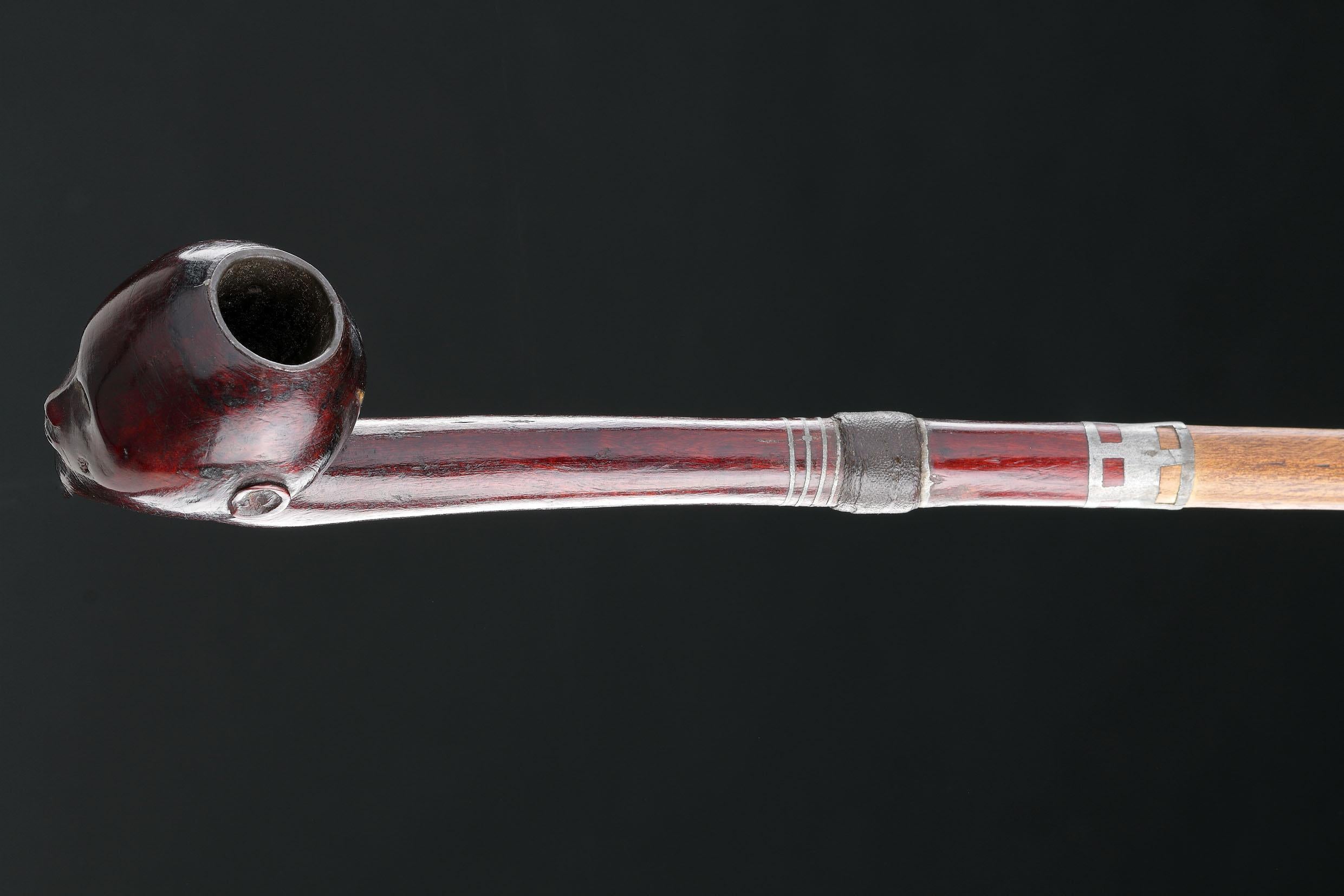 Exceptionnelle pipe nguni du Cap-Oriental (bol et tuyau) en vente 3