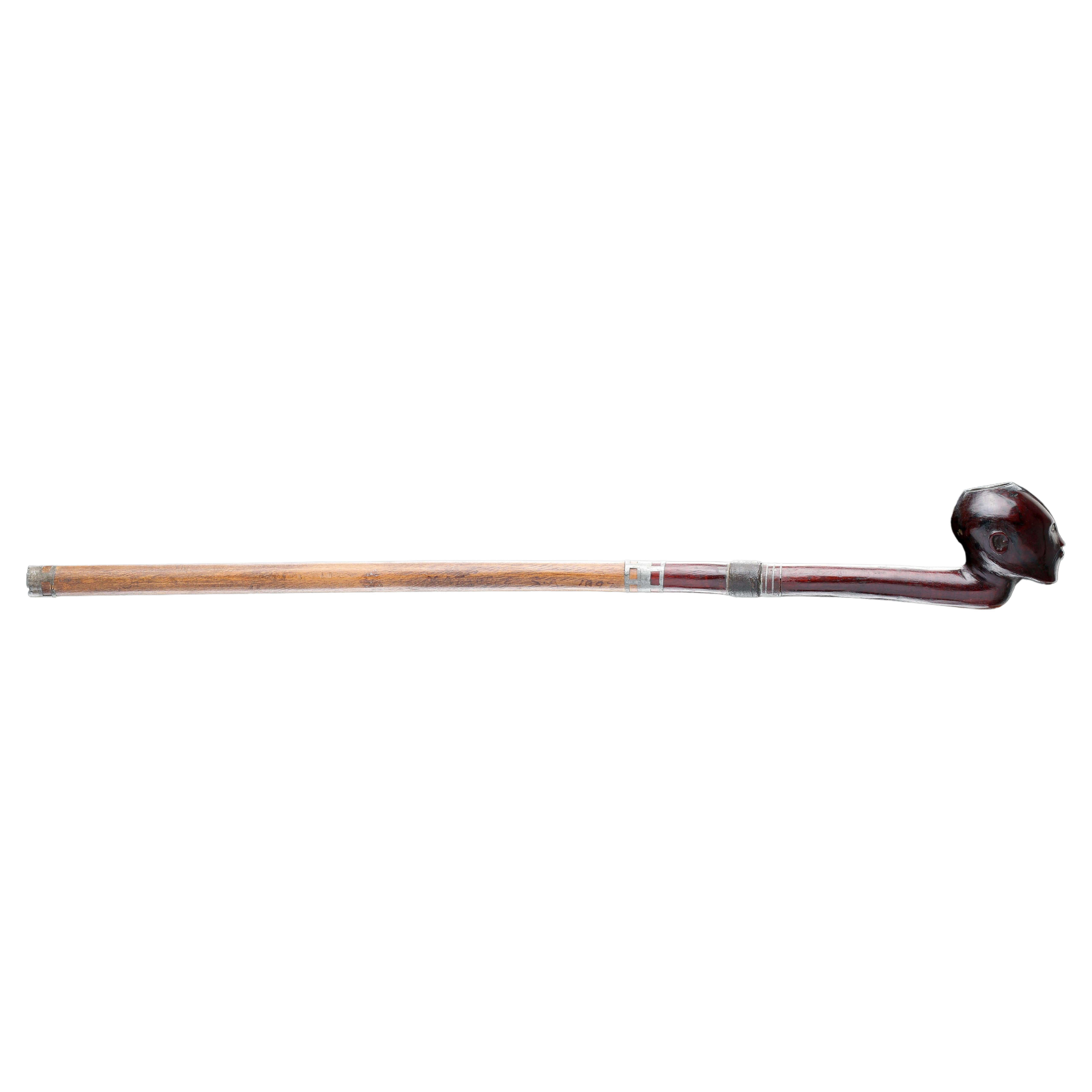 Exceptionnelle pipe nguni du Cap-Oriental (bol et tuyau)