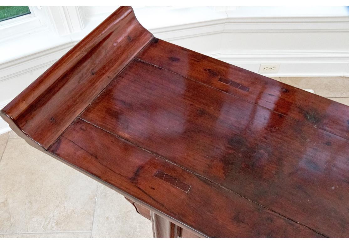 An Exceptional French Polished Rosewood Altar Table For Sale 5