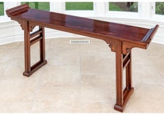 An Exceptional French Polished Rosewood Altar Table