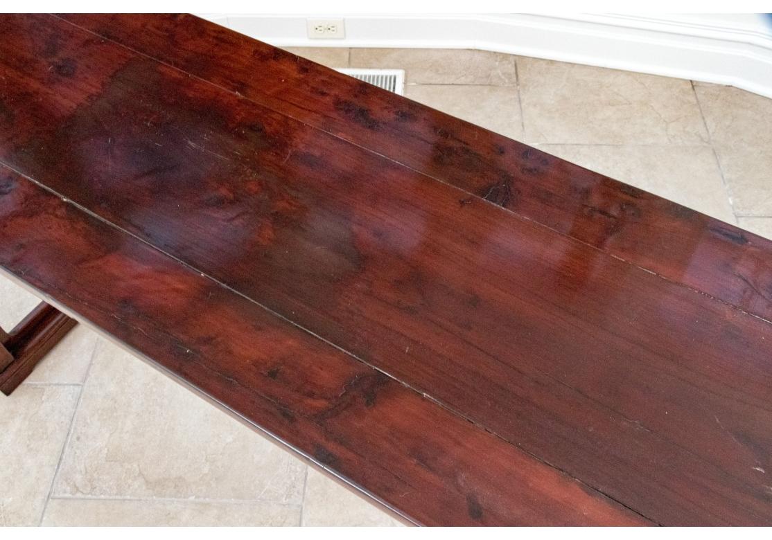 An Exceptional French Polished Rosewood Altar Table For Sale 3