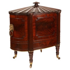 An exceptional George III mahogany cellaret, attributed to Gillows of London and