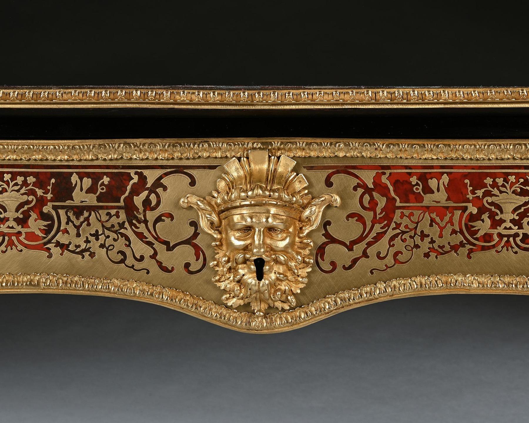 An Exceptional George Iv Period Boulle Games Table Attributed to Thomas Parker In Good Condition For Sale In Benington, Herts