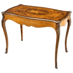 Exceptional Kingwood, Rosewood and Exotically Timbered Centre Table