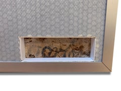 Exceptional Large Dutch Delft Tile Panel of a Dutch Warship, C. 1810