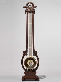 An exceptional large Oscillating clock by A Janvier