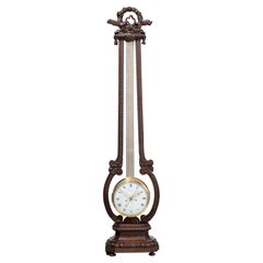 Antique An exceptional large Oscillating clock by A Janvier