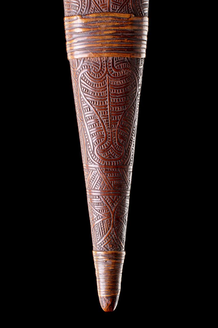 18th Century and Earlier An Exceptional New Zealand Māori Bugle-Flute ‘Pu Turino’ For Sale