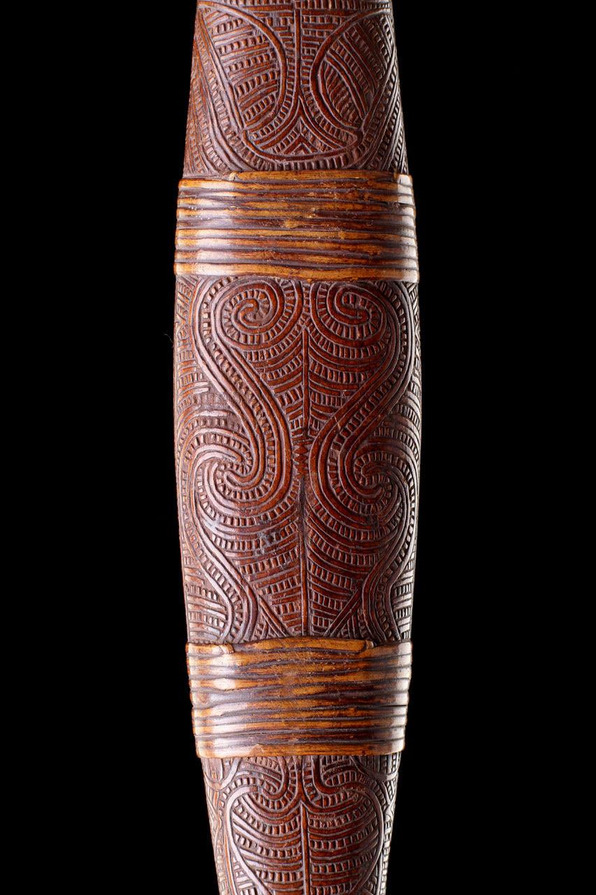 An Exceptional New Zealand Māori Bugle-Flute ‘Pu Turino’ For Sale 3