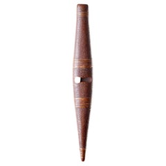Eine außergewöhnliche neuseeländische Māori-Bugle-Flöte 'Pu Turino'