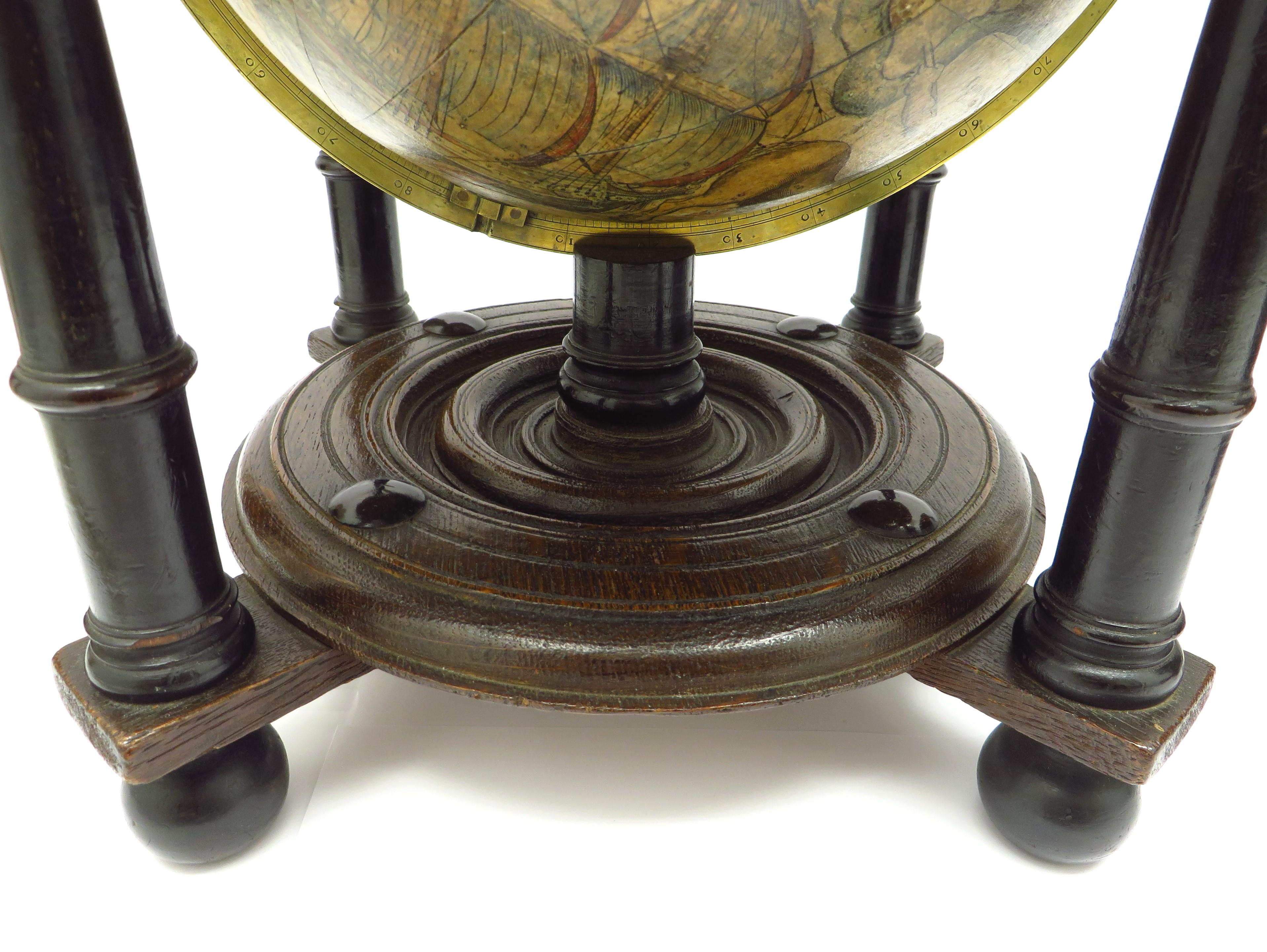         An exceptional pair of BLAEU table globes For Sale 3