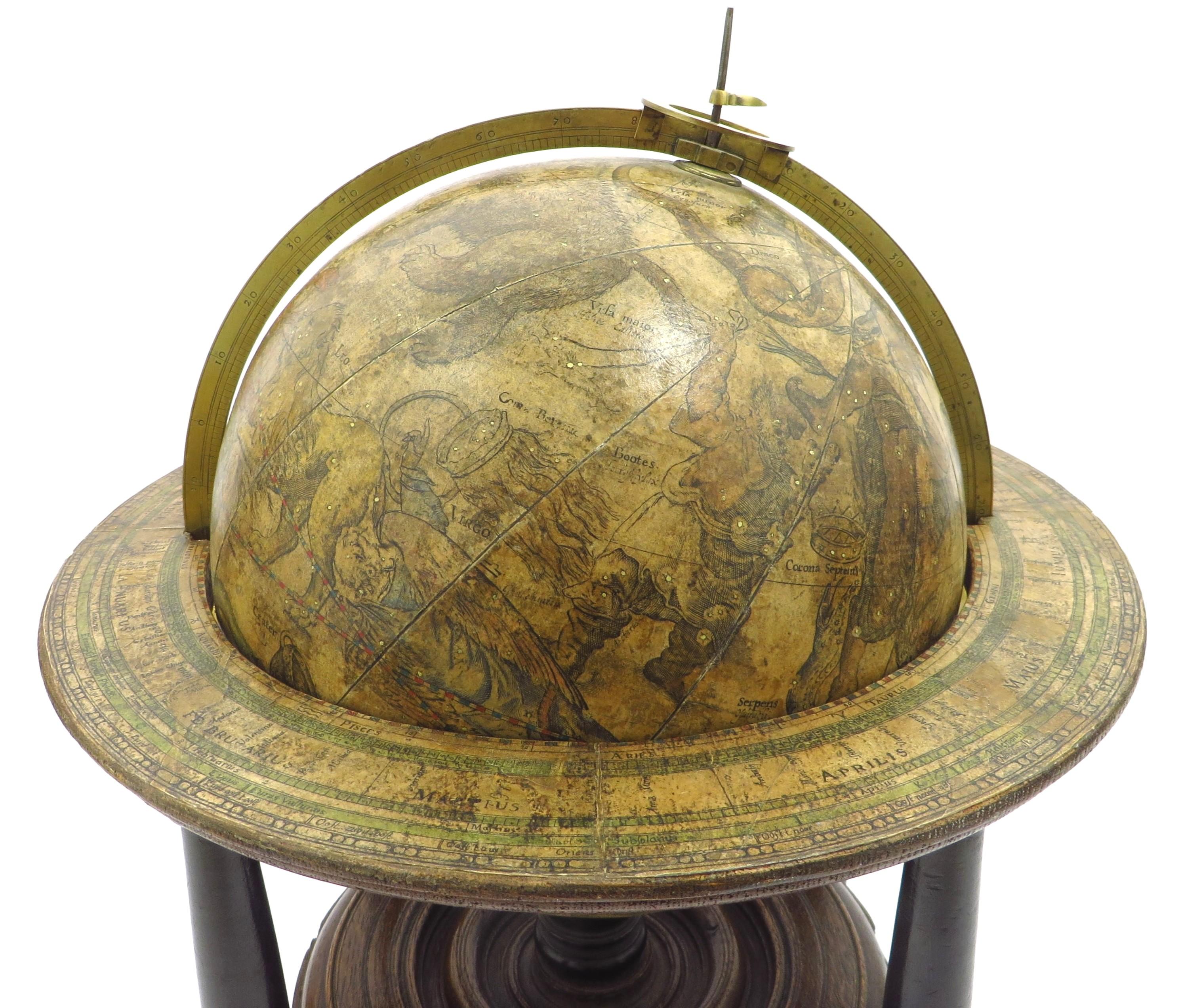         An exceptional pair of BLAEU table globes For Sale 4