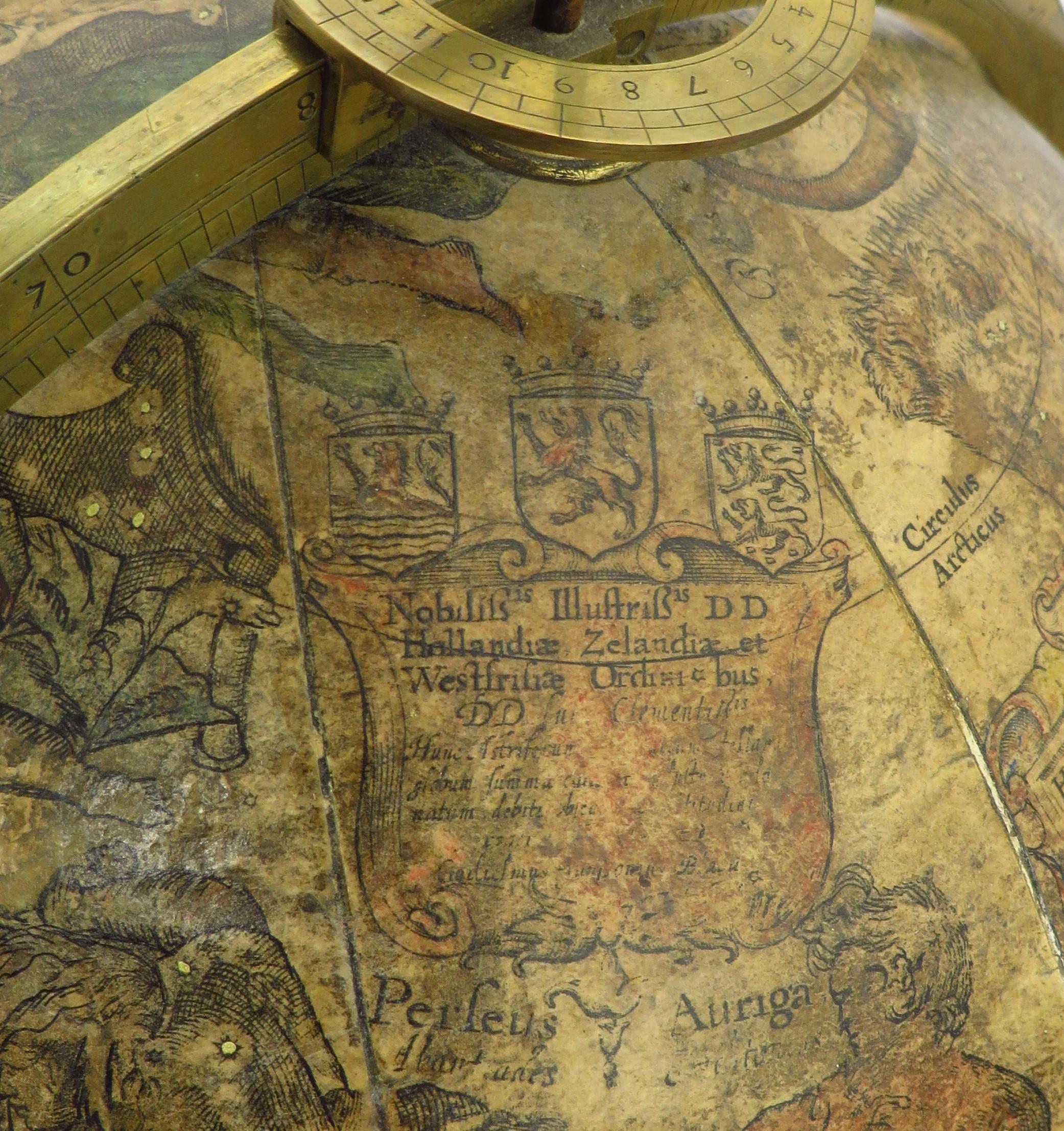         An exceptional pair of BLAEU table globes For Sale 6