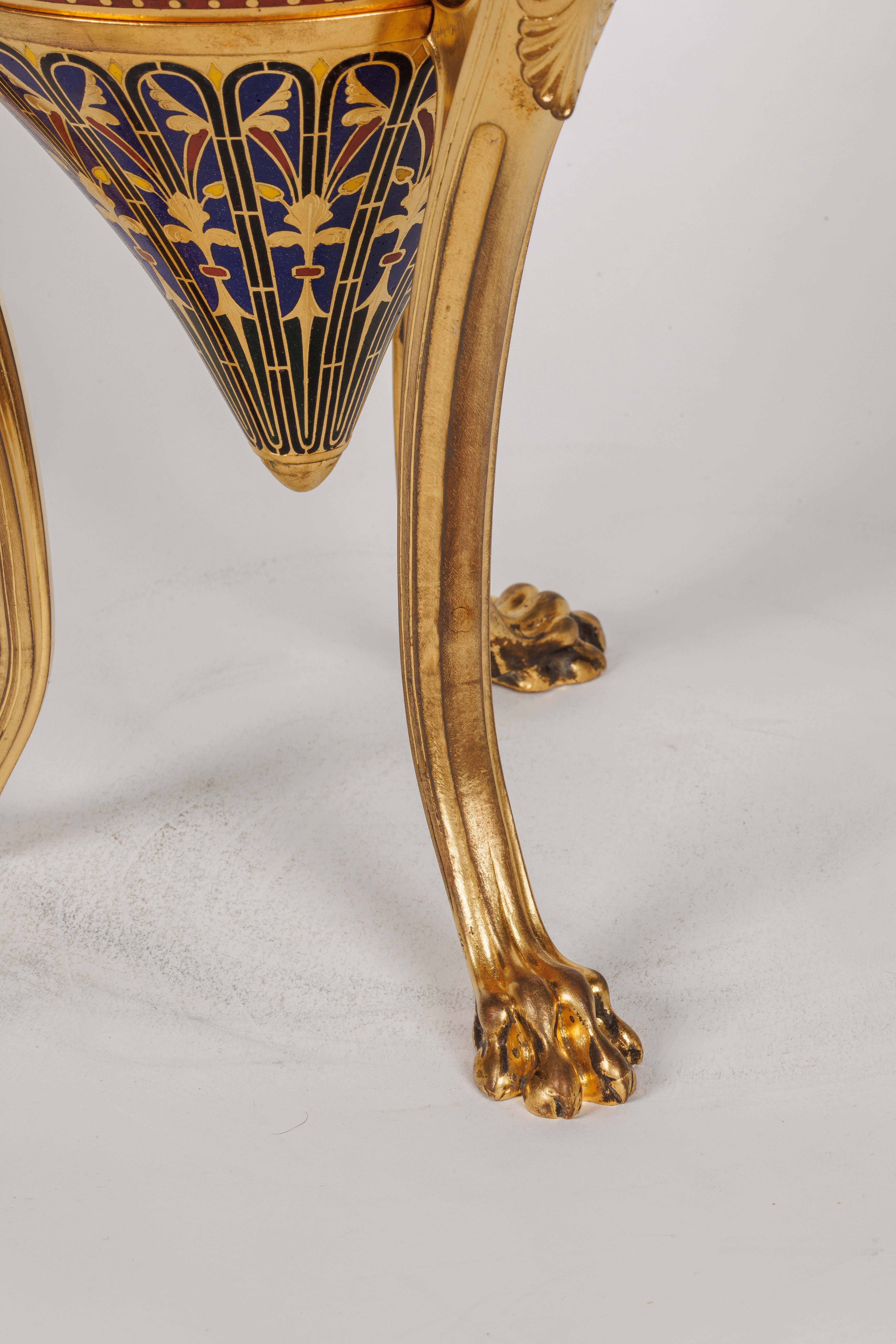 Außergewöhnliches Vasenpaar von Louis Constant Sevin und Ferdinand Barbedienne 12