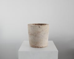An Exceptional XL 19Th C. Portuguese Marble Mortar Wabi Sabi