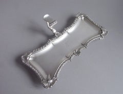 An exceptionally fine & unusual George III Snuffer Tray made by Crouch & Hannam.