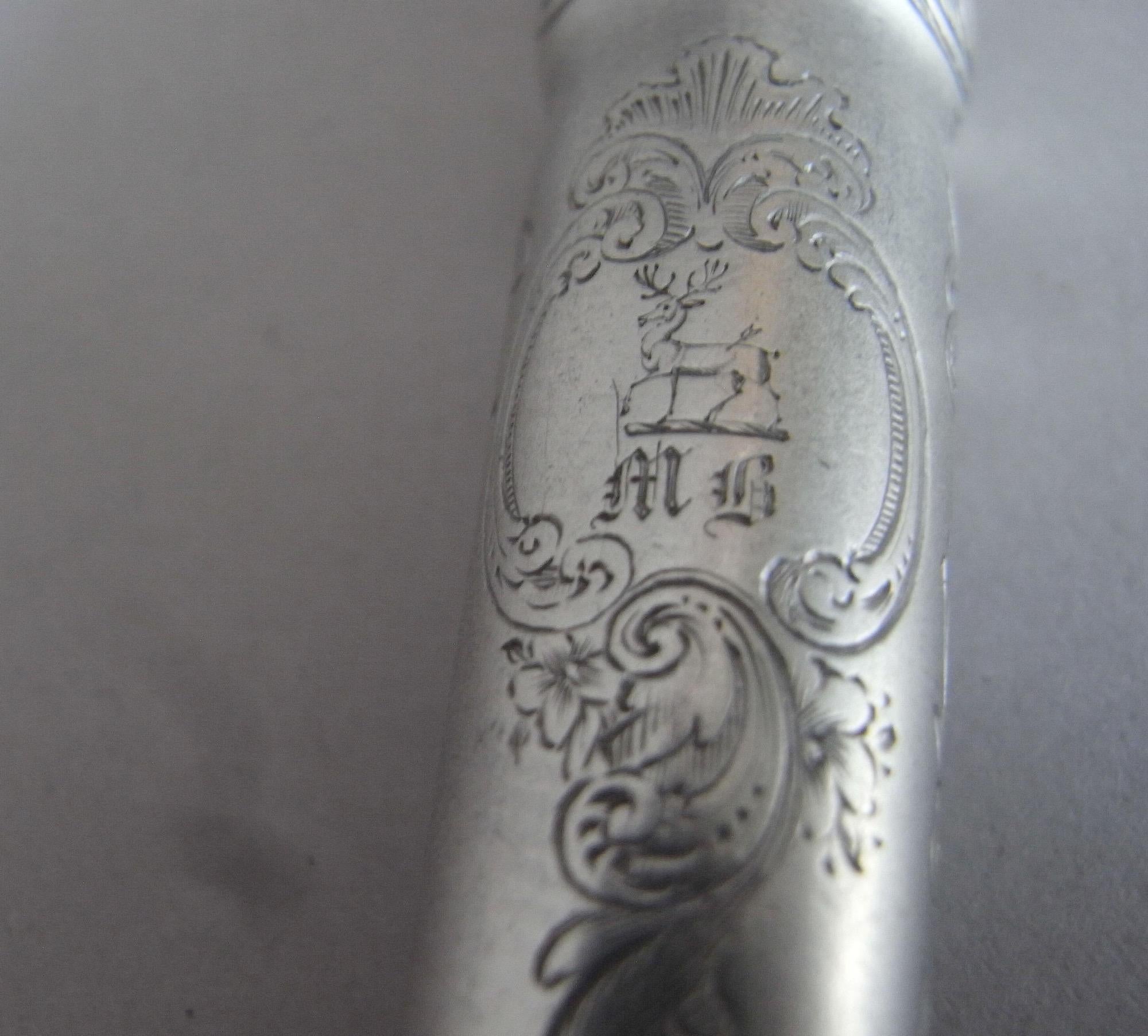 An Exceptionally Fine Apple Corer Made in London by Rawlings & Summers, 1845 For Sale 1