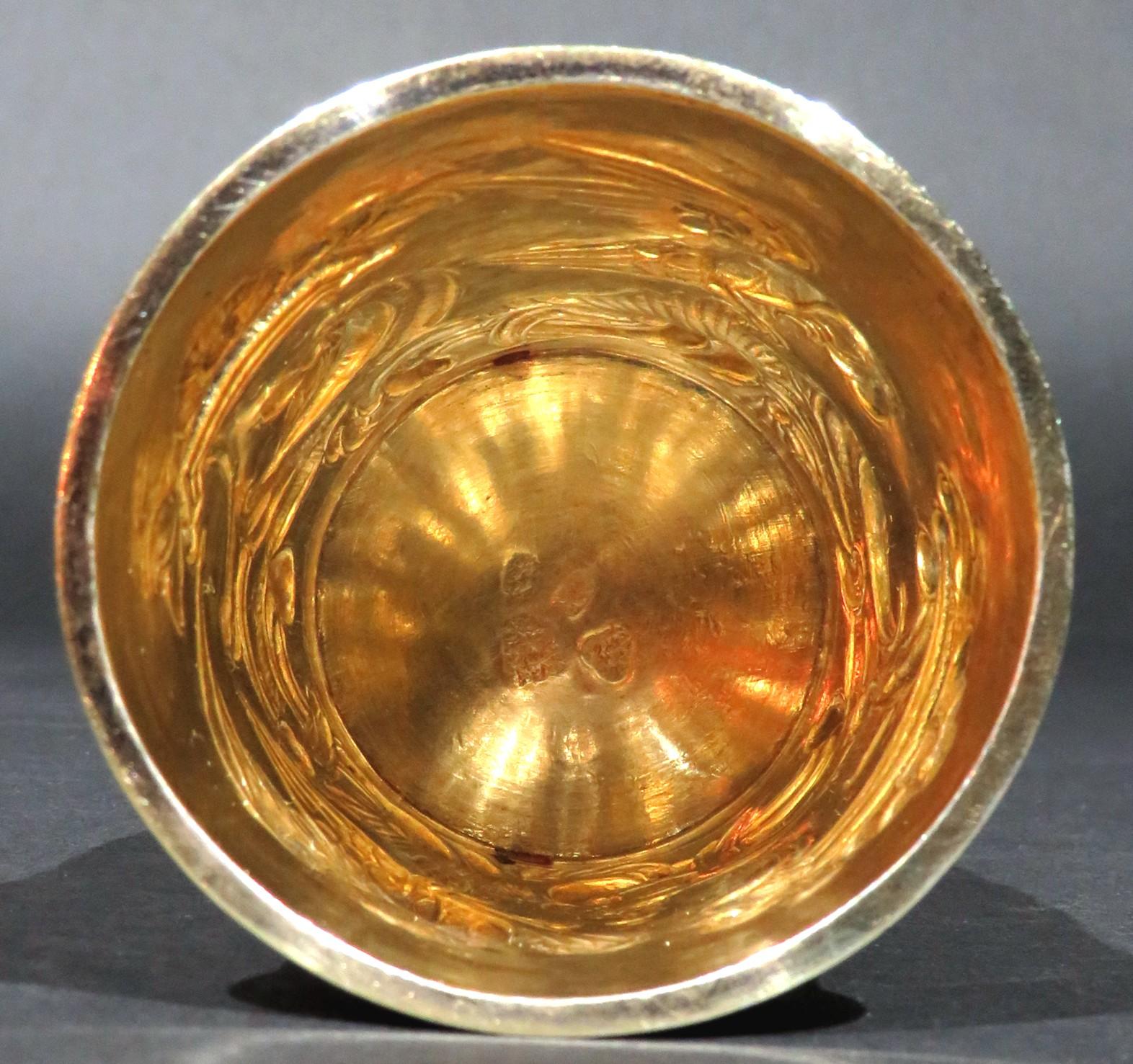 18th Century An Exceptionally Fine & Rare 18th C. Russian Silver-Gilt Beaker, Moscow 1784 For Sale