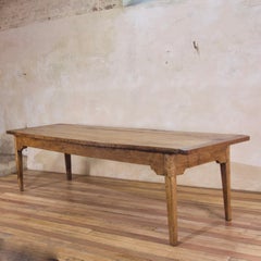 Exceptionally Large 18th Century Country Elm Farmhouse Dining Table