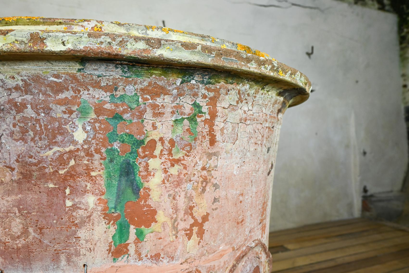 Fioriera in terracotta francese del XIX secolo di dimensioni eccezionali, Boisset in vendita 6
