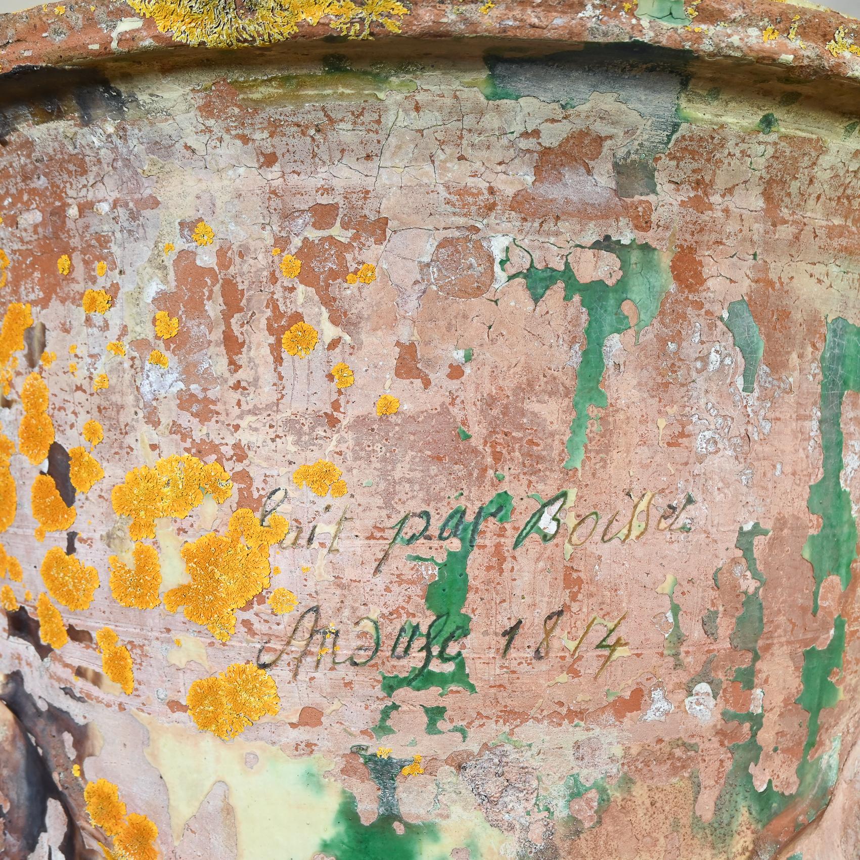 Fioriera in terracotta francese del XIX secolo di dimensioni eccezionali, Boisset in vendita 2