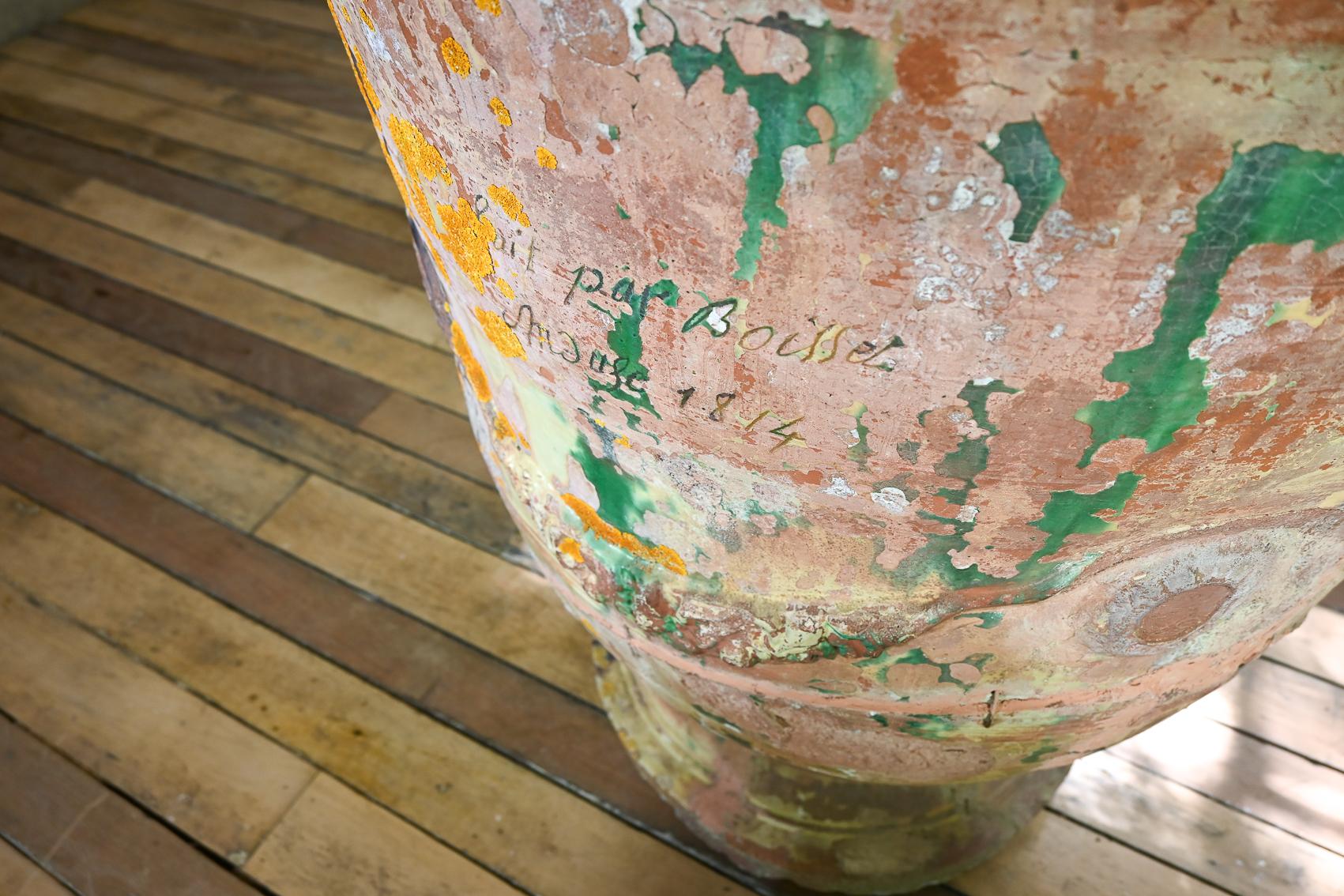 Fioriera in terracotta francese del XIX secolo di dimensioni eccezionali, Boisset in vendita 3