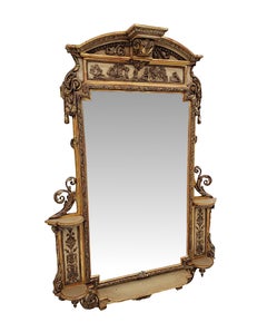 Exceptionally Rare Pair of Stunning 19th Century Giltwood Mirrors