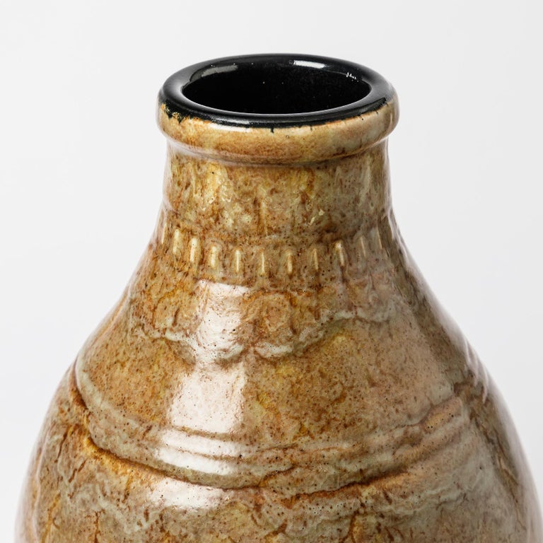 20th Century Exceptional Ceramic Vase by Émile Decoeur, circa 1927 For Sale