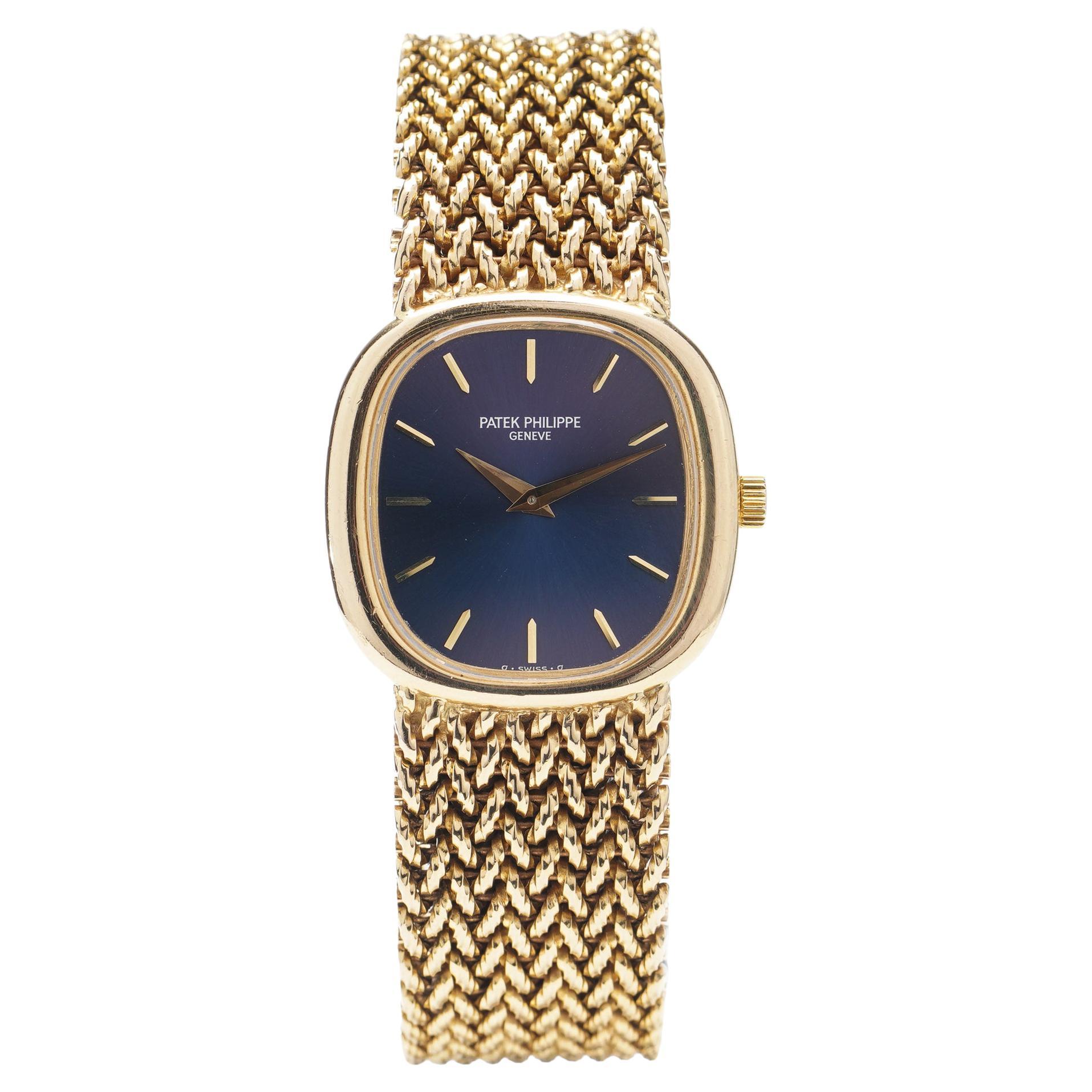 Patek Philippe Rose Gold Automatic Golden Ellipse Wristwatch at 1stDibs