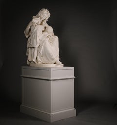 Eine Ausstellung Lebensgroße Statuen Marmorfigurengruppe